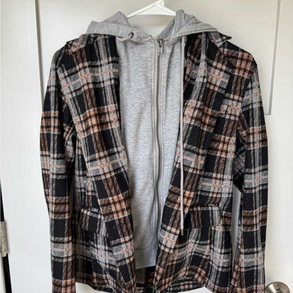 LiverPool Boyfriend Blazer with Removable Hood